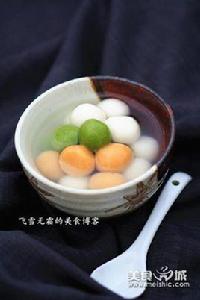 三色湯圓 三色湯圓