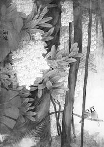 陳湘波作品《鬱郁雨林分外嬌》(中國畫)