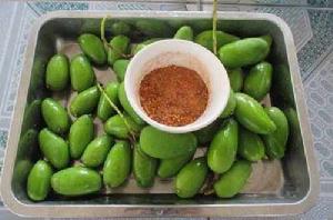 芒果蘸辣椒 芒果蘸辣椒