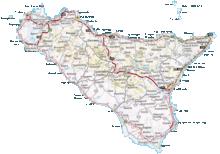 西西里島交通圖
