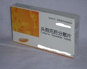 頭孢克肟分散片 頭孢克肟分散片