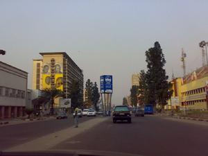（圖）剛果首都主街道
