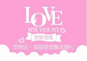 中國首屆寵物集體婚禮 中國首屆寵物集體婚禮