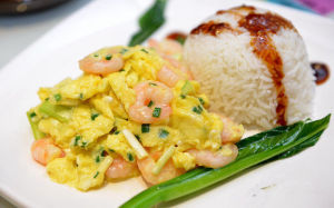 滑蛋蝦仁飯 滑蛋蝦仁飯