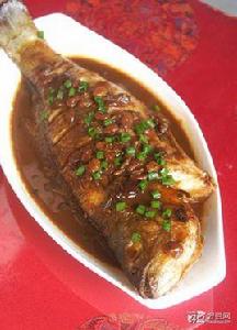 豆瓣醬燒鱸魚 豆瓣醬燒鱸魚