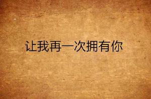 讓我再一次擁有你 讓我再一次擁有你