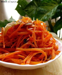 胡蘿蔔炒豬肉 胡蘿蔔炒豬肉
