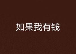 如果我有錢[小說類型]