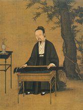 宋徽宗《聽琴圖》