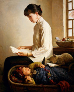 李自健《家書&middot;搖籃》