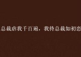 總裁虐我千百遍,我待總裁如初戀 總裁虐我千百遍,我待總裁如初戀