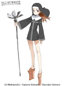 手握蓮之杖的雅妮絲·桑提斯