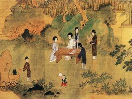 清楊晉豪家佚樂圖 清楊晉豪家佚樂圖