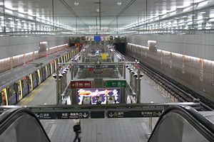 （圖）地下二樓月台層景觀