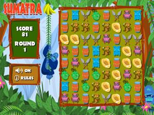 猴子吃香蕉對對碰 猴子吃香蕉對對碰