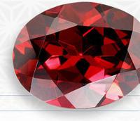 明亮切割的鈣鋁榴石