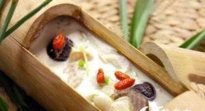 竹筒枸杞雙菇湯 竹筒枸杞雙菇湯