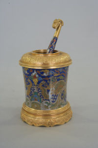 掐絲琺瑯雙龍紋水丞 掐絲琺瑯雙龍紋水丞