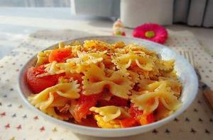 番茄雞蛋蝴蝶面 番茄雞蛋蝴蝶面