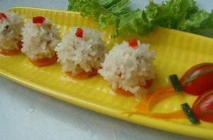 胡蘿蔔雞肉丸子 胡蘿蔔雞肉丸子