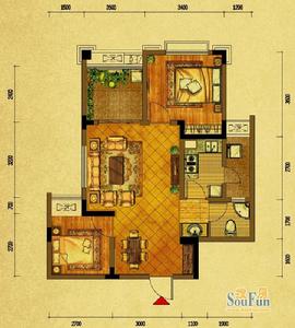 樓盤戶型圖舉例
