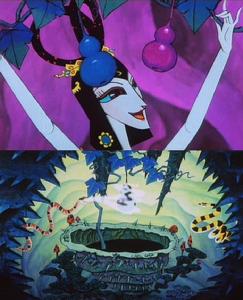 蛇精搶走了2隻小葫蘆，並給紫葫蘆洗腦