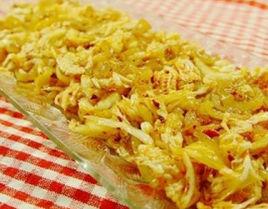 白菜老醋拌海蜇 白菜老醋拌海蜇