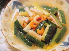 金鉤燴青瓜 金鉤燴青瓜