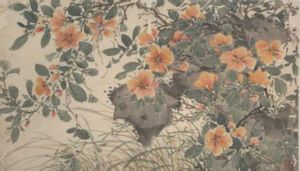 明陳淳花卉卷 明陳淳花卉卷