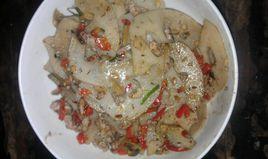 肉末炒藕片 肉末炒藕片