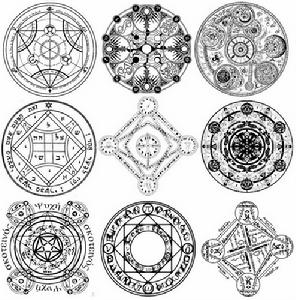 紫冰銀結印符上的部分結印陣圖