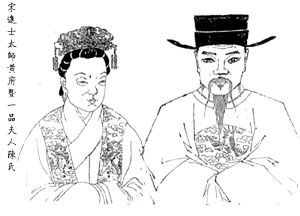 黃相府先祖黃府夫婦像