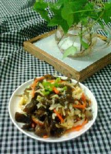 涼拌木耳菜心 涼拌木耳菜心