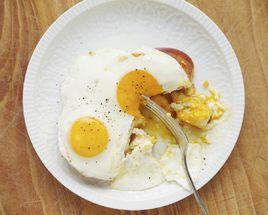 單面煎蛋 單面煎蛋