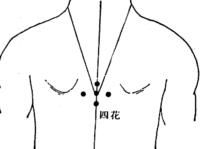 臆前穴（中心點）