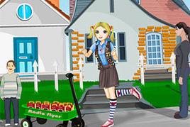 賣餅乾的小女孩