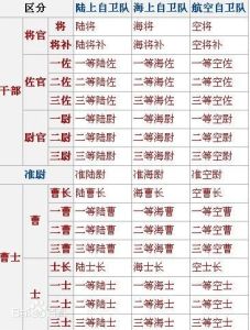 日本舊式軍銜 日本舊式軍銜