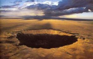 白沙隕石坑 白沙隕石坑