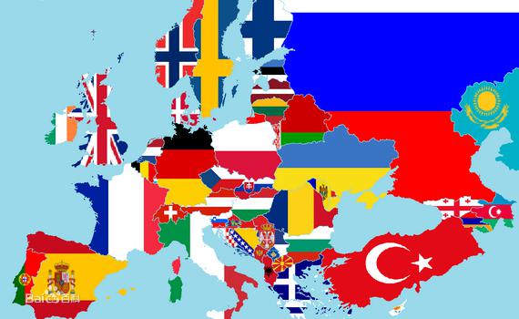歐洲各國版圖及旗幟