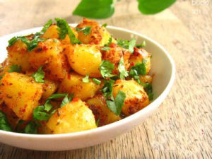 烤箱製作的土豆快