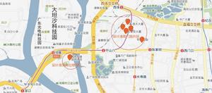 廣州市設計港片區位置示意圖