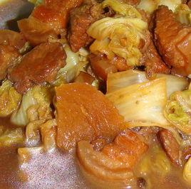 五花肉炒白菜 五花肉炒白菜