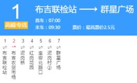 深圳公交高峰專線1路