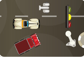 大卡車收集零件