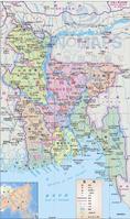 孟加拉國地圖