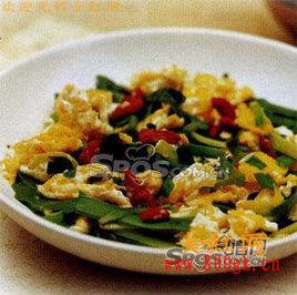 枸杞炒雞蛋 枸杞炒雞蛋