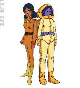 吉翁軍制服和宇宙服的拉拉&middot;辛