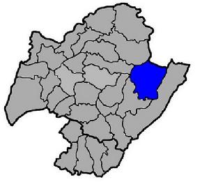 楠西鄉的地理位置圖