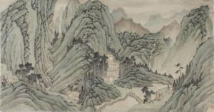 擬古山水圖 擬古山水圖