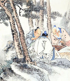 觀棋爛柯 觀棋爛柯